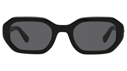 Lunettes de soleil Longchamp Femme Noir Rectangle lo794s Face