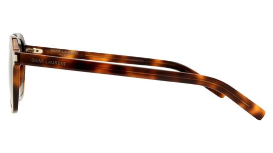 Lunettes de soleil Saint Laurent Mixte Écaille Carré SL Gauche
