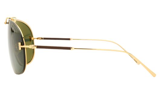 Lunettes de soleil Tom Ford  Or Oversize FT1309 Gauche