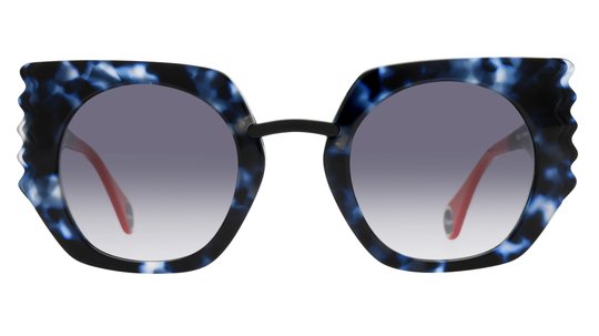 Lunettes de soleil WOOW Femme Bleu Carré Superswimm1 Face