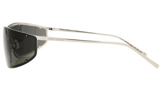 Lunettes de soleil Saint Laurent Mixte Argent Rectangle sl Gauche