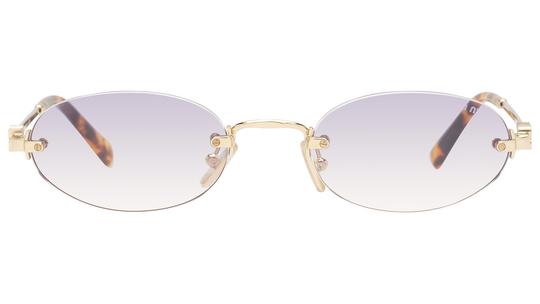Lunettes de soleil Miu Miu Femme Or Ovale Mu Face