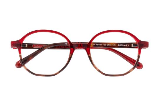 Lunettes de vue Tartine et Chocolat  Rouge Rond TCAA404C74 Face
