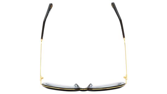 Lunettes de soleil Chloé Femme Or Rectangle CH0327S Dessus
