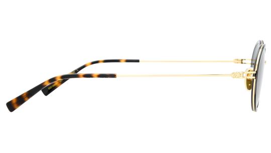 Lunettes de soleil Gucci Femme Or Pantos GG1980S Droite