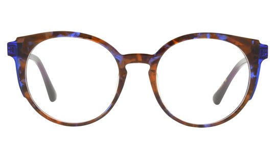 Lunettes de vue Etnia Barcelona Femme Bleu Ronde Wales Face