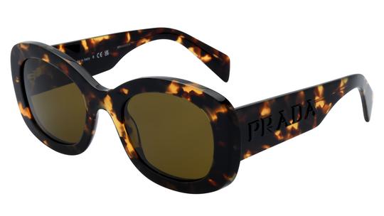 Lunettes de soleil Prada Femme Écaille Ovale Pra13S Trois-Quart