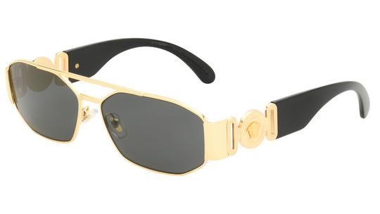 Lunettes de soleil Versace Homme Or Ovale VE2287 Trois-Quart