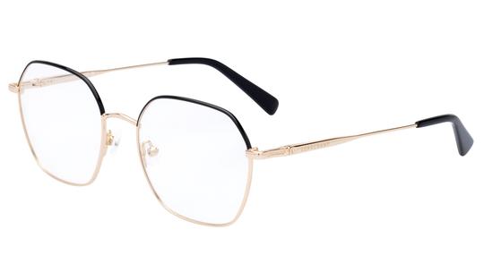 Lunettes de vue Longchamp Femme Noir Carré LO2152N Trois-Quart