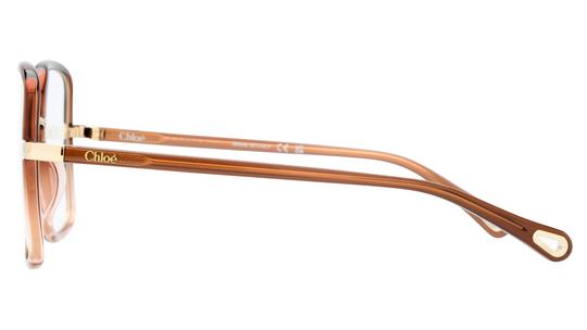 Lunettes de vue Chloé Femme Marron Rectangle CH0338O Gauche