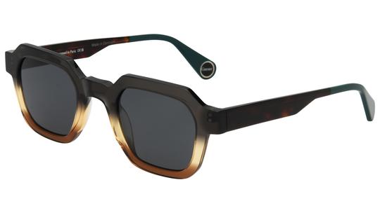 Lunettes de soleil WOOW Homme Gris Rectangle Supergamer Trois-Quart