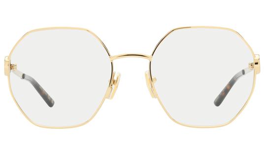 Lunettes de vue Gucci Femme Or Ronde gg2048o Face