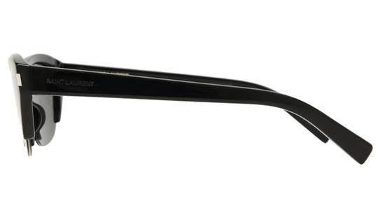 Lunettes de soleil Saint Laurent Femme Noir Rectangle Sl704 Gauche