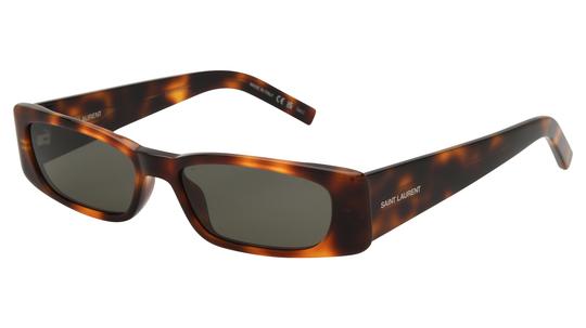 Lunettes de soleil Saint Laurent Femme Écaille Rectangle Sl Trois-Quart