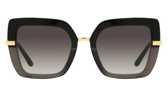 Lunettes de soleil  Femme Noir Carré dg4373 Face