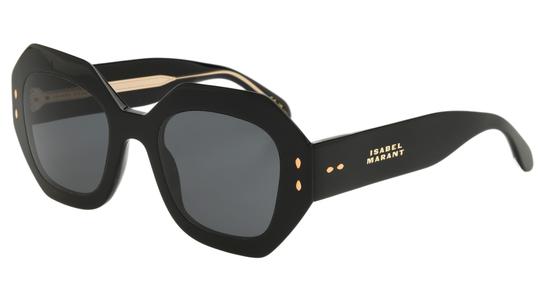 Lunettes de soleil Isabel Marant Femme Noir Rectangle Im0173/S Trois-Quart