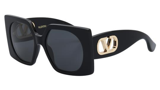 Lunettes de soleil Valentino Femme Noir Carré Vg0002S Trois-Quart