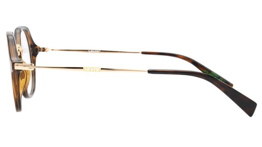 Lunettes de vue Levi's Femme Écaille Ronde Lv1070 Gauche