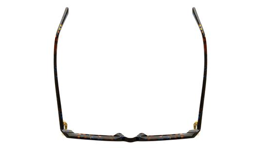 Lunettes de soleil Longchamp Femme Bleu Rectangle LO765SN Dessus