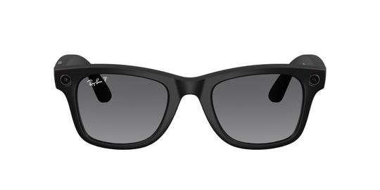Lunettes de soleil Ray-Ban Meta Mixte Noir Carré Rw4012 Face