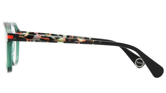 Lunettes de vue WOOW Homme Vert Aviateur Tryharder2 Gauche