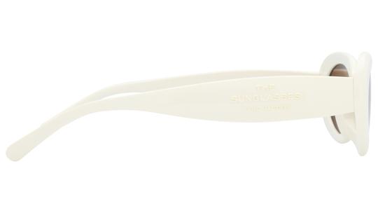 Lunettes de soleil Marc Jacobs Femme Blanc Ovale Marc Droite