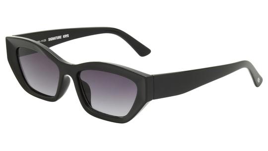 Lunettes de soleil Signature Krys Femme Noir Papillon skj2602-a Trois-Quart
