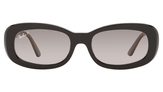 Lunettes de soleil Ray-Ban Femme Noir Ovale rb2221 Face