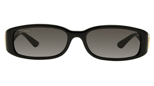 Lunettes de soleil Gucci Femme Noir Rectangle Gg1661S Face