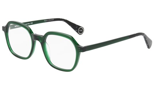 Lunettes de vue WOOW Homme Vert Carré Jetlag1 Trois-Quart