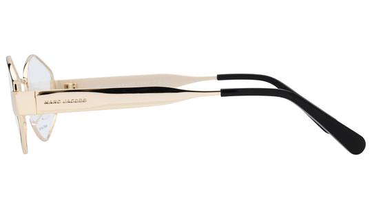 Lunettes de vue Marc Jacobs Femme Or Arrondie Marc Gauche