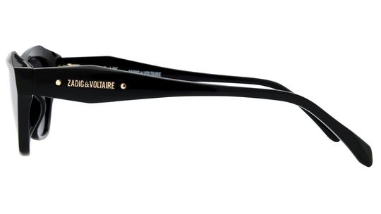 Lunettes de soleil Zadig & Voltaire Femme Noir Papillon SZV469 Gauche
