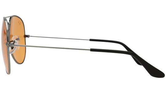 Lunettes de soleil Ray-Ban Mixte Gris Aviateur RB3025 Gauche