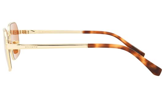 Lunettes de soleil Sandro Femme Or Rectangle SD8024 Gauche