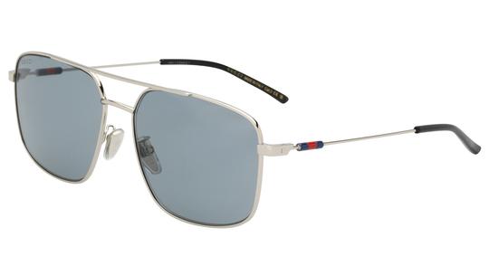 Lunettes de soleil Gucci Homme Argent Aviateur Gg2096Sa Trois-Quart