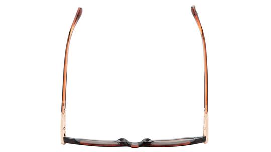 Lunettes de soleil ba&sh Femme Rose Carré lucile01 Dessus