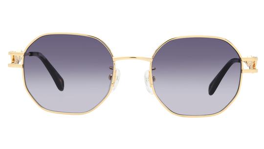 Lunettes de soleil Zadig & Voltaire Femme Or Carré SZV463S Face