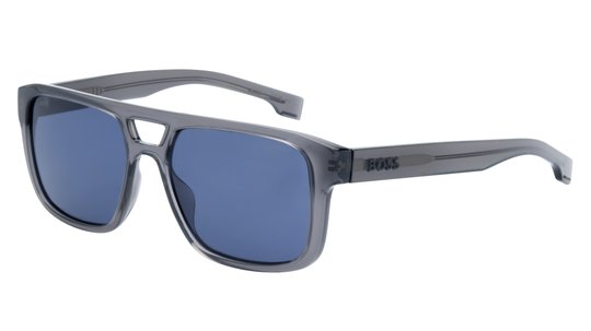 Lunettes de soleil Boss Homme Gris Rectangle Boss1648/S Trois-Quart