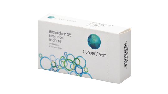 Lentilles de contact Biomedics Evolution Boîte de 6