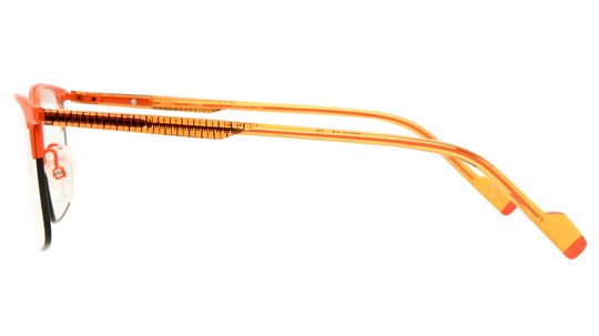 Lunettes de vue Etnia Barcelona Homme Orange Rectangle Rafel Gauche