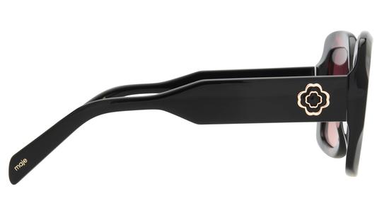 Lunettes de soleil Maje Femme Rouge Carré MJ5068 Droite