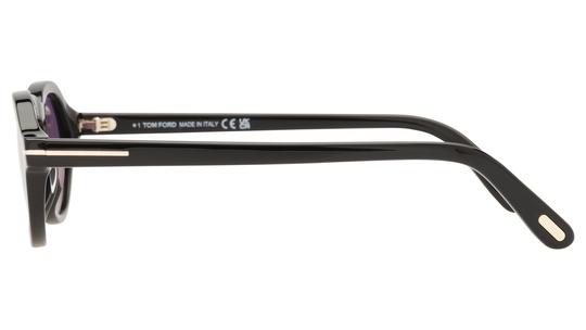 Lunettes de soleil Tom Ford Homme Noir Ovale Ft1332 Gauche