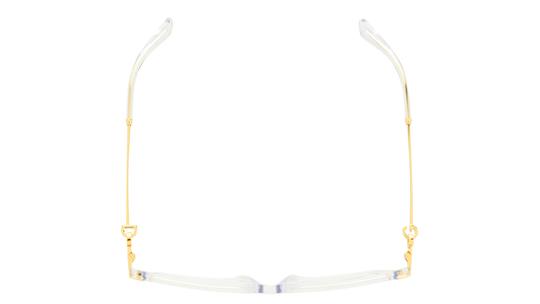 Lunettes de vue  Femme Marron Carré dg3397 Dessus