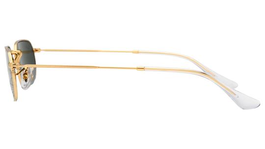 Lunettes de soleil Ray-Ban Mixte Or Rectangle RB3947 Gauche