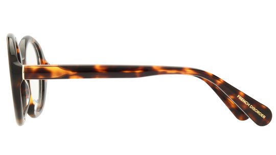 Lunettes de vue French Disorder Femme Écaille Ovale Fd2505 Gauche