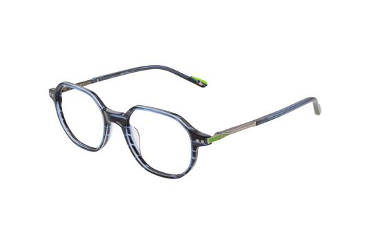 Lunettes de vue New York Yankees  Bleu Wayfarer NYAM056C07 Gauche