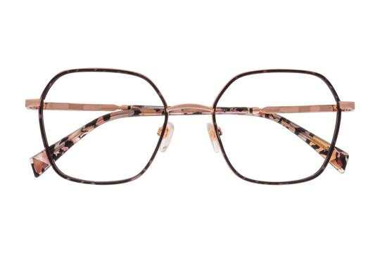 Lunettes de vue Eleven Paris  Rose Rond EPMA011C70 Face
