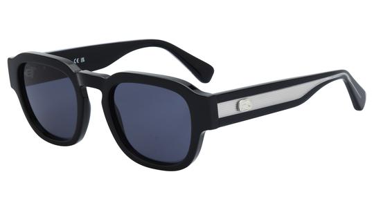 Lunettes de soleil Lacoste Mixte Noir Rectangle L6090S Trois-Quart