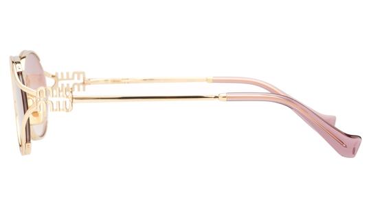 Lunettes de soleil Miu Miu Femme Or Ovale Mu Gauche