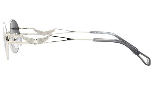 Lunettes de soleil Zadig & Voltaire Femme Argent Ovale SZV464S Gauche